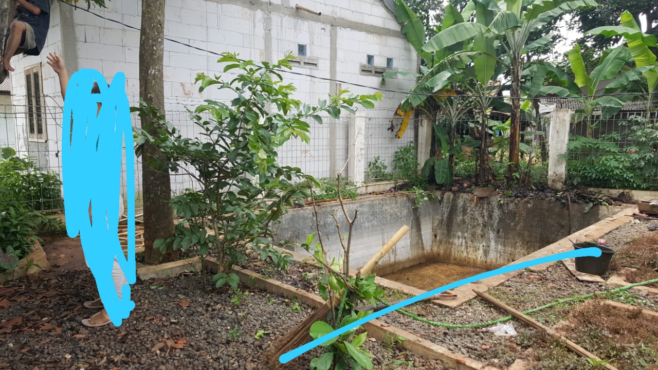 Kontrakan 3 pintu + Kebon